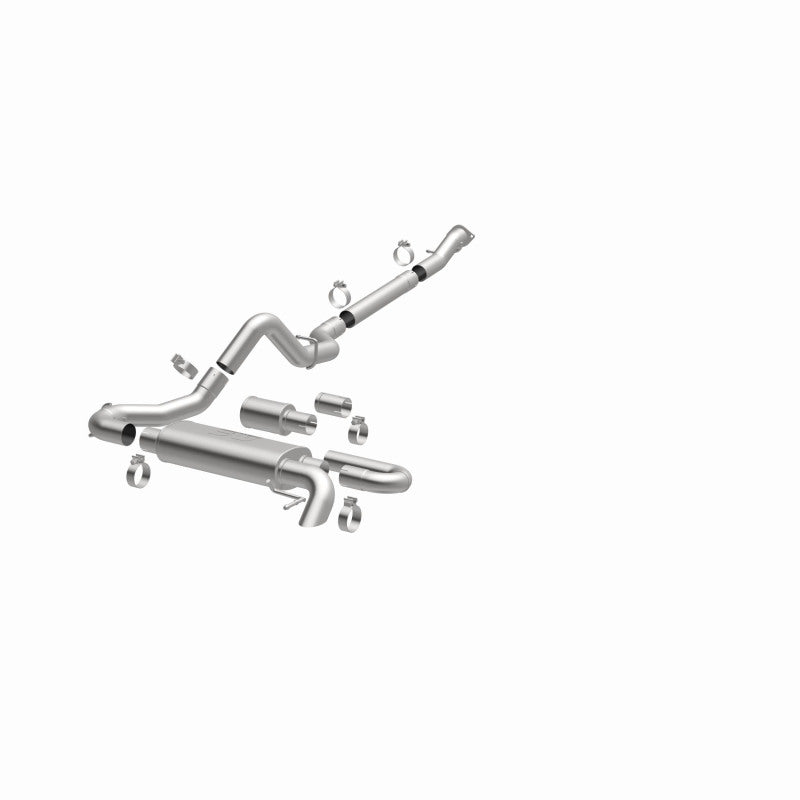 Magnaflow 19559 MagnaFlow 2021 Ford Bronco Overland Series Cat-Back Exhaust w/ Single Straight Driver Exit- No Tip