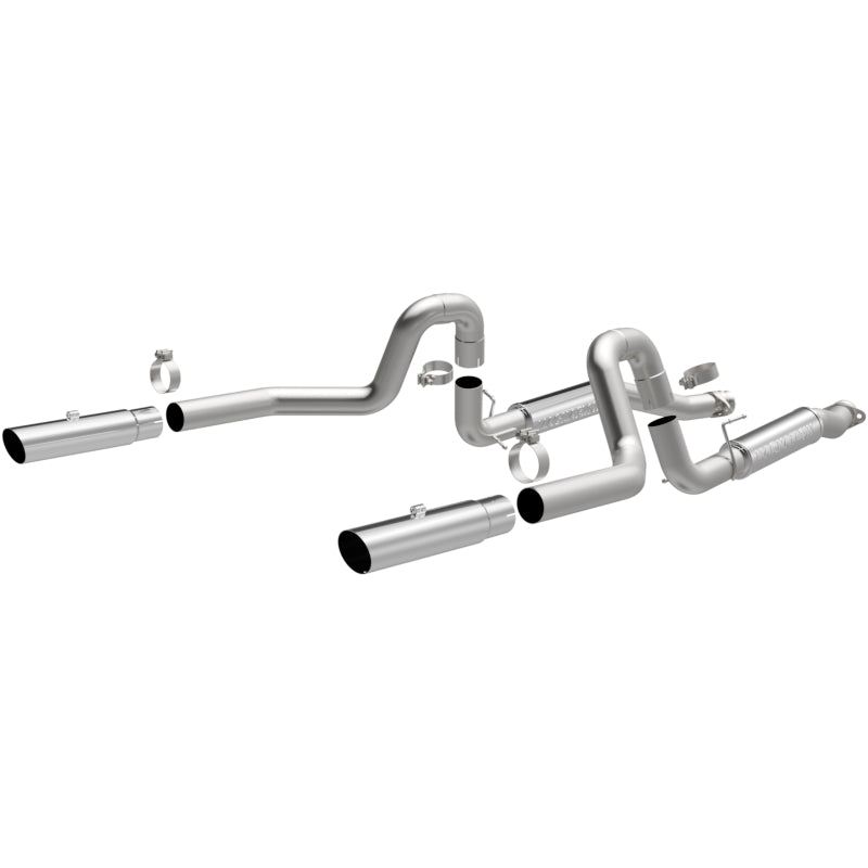 Magnaflow 16394 MagnaFlow 99-04 Mustang Mach 1 V8 4.6L Dual Split Rear Exit Stainless Cat-Back Performance Exhaust