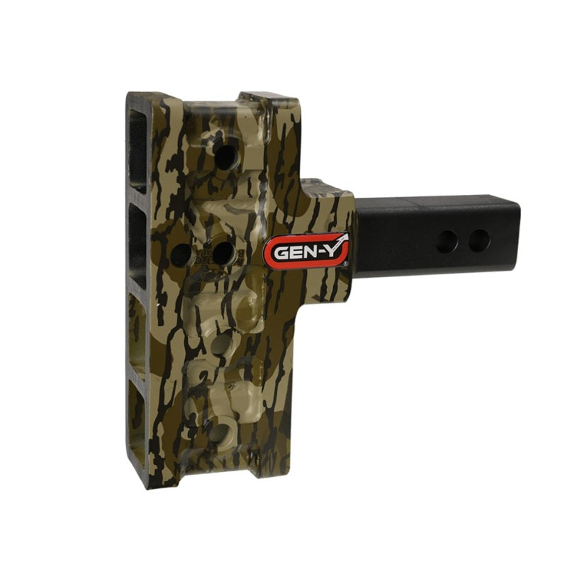 Gen-Y Mega Duty 2in Shank 5in Offset Drop 2K TW 16K (Hitch Only) - Mossy Oak