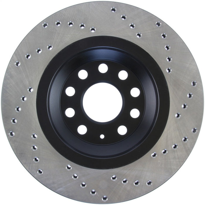 Stoptech 128.33113R StopTech 09-13 VW CC 3.6L VR6 / 08-09 & 12 Golf R/Golf R32 Drilled Right Rear Rotor