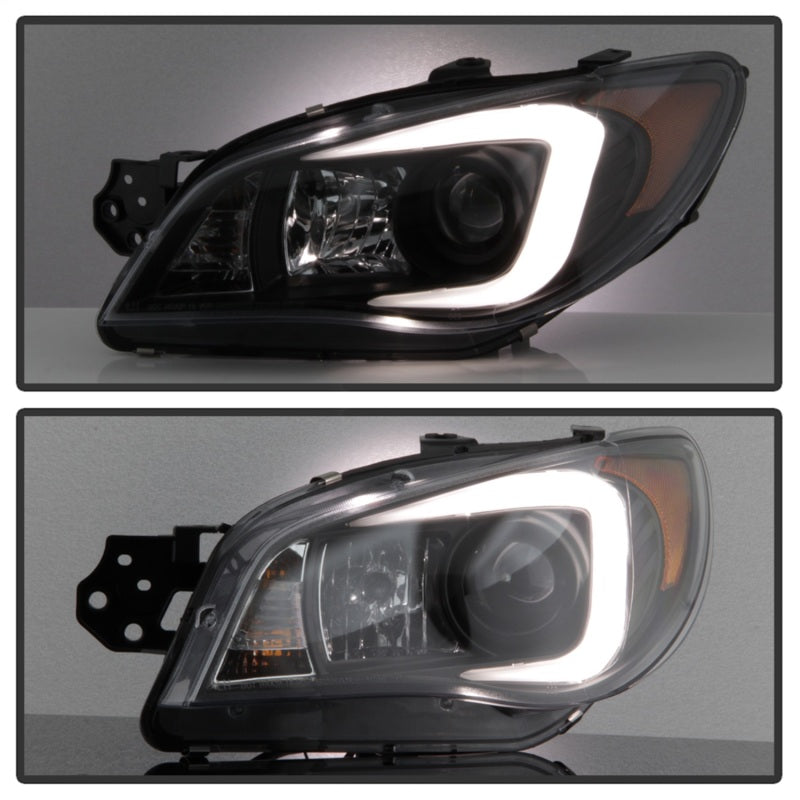 SPYDER 5083920 Spyder Subaru WRX 2006-2007 Projector Headlights - Halogen Only - Black PRO-YD-SWRX06-LBDRL-BK
