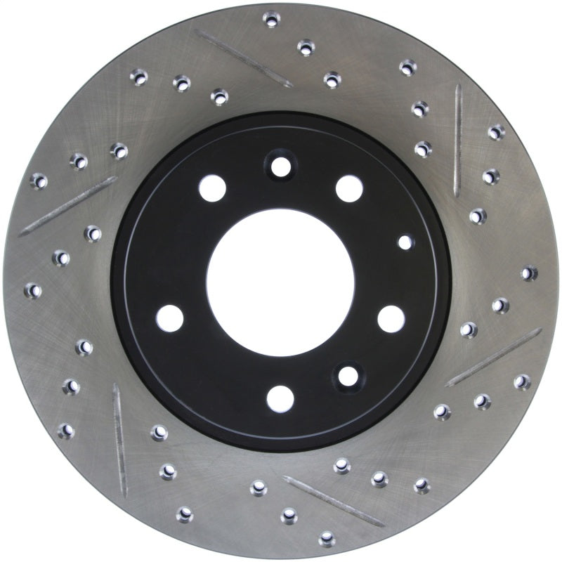 Stoptech 127.45051L StopTech Slotted & Drilled Sport Brake Rotor