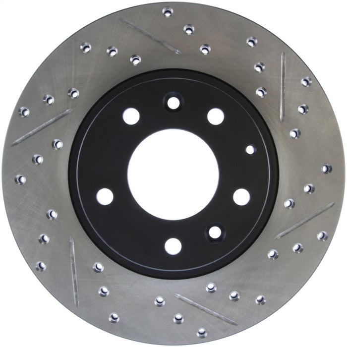 Stoptech 127.45051L StopTech Slotted & Drilled Sport Brake Rotor
