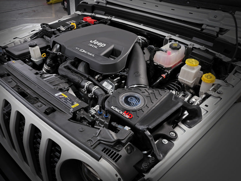 aFe 50-70062T 20-21 Jeep Wrangler (JL) V6-3.0L (td) Momentum HD Cold Air Intake System w/ Pro 10R Media