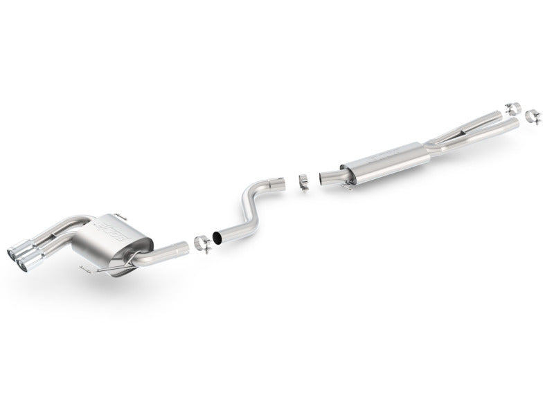 Borla 140505 08-12 BMW 328i Sdm E90 2.0L RWD Dual Left Rear Exit Touring Cat-Back Exhaust