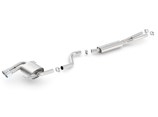 Borla 140505 08-12 BMW 328i Sdm E90 2.0L RWD Dual Left Rear Exit Touring Cat-Back Exhaust
