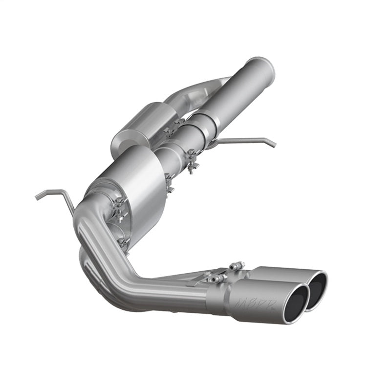 MBRP S5081304 09+ Chevrolet Silverado 1500 3in Cat Back Pre-Axle Dual Outlet w/ 4in Tip - T304