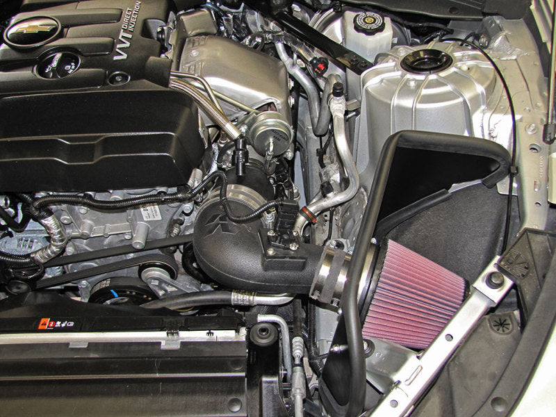 K&N Engineering 63-3105 K&N 16-17 Chevrolet Camaro L4-2.0L F/I Turbo AirCharger Performance Intake
