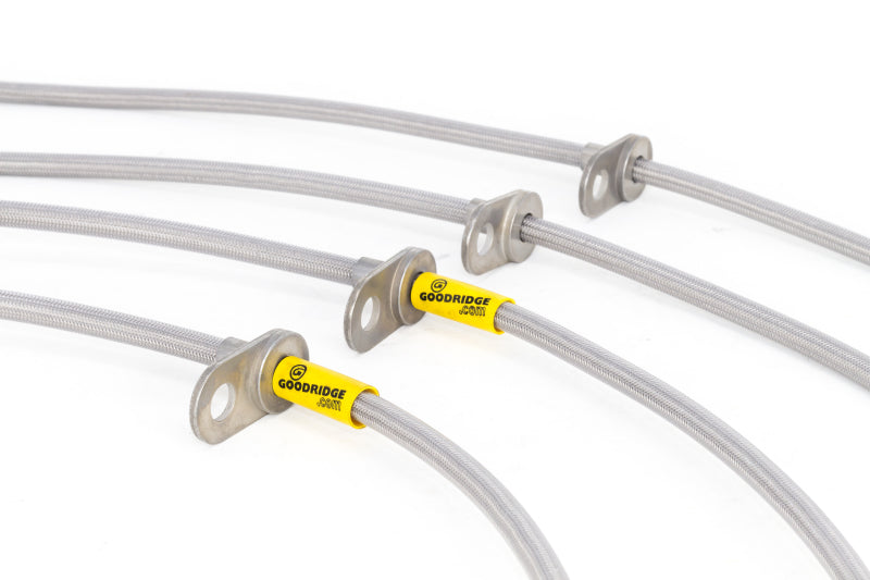 Goodridge 20041 17-21 Honda Civic Hatchback Stainless Steel Brake Line Kit