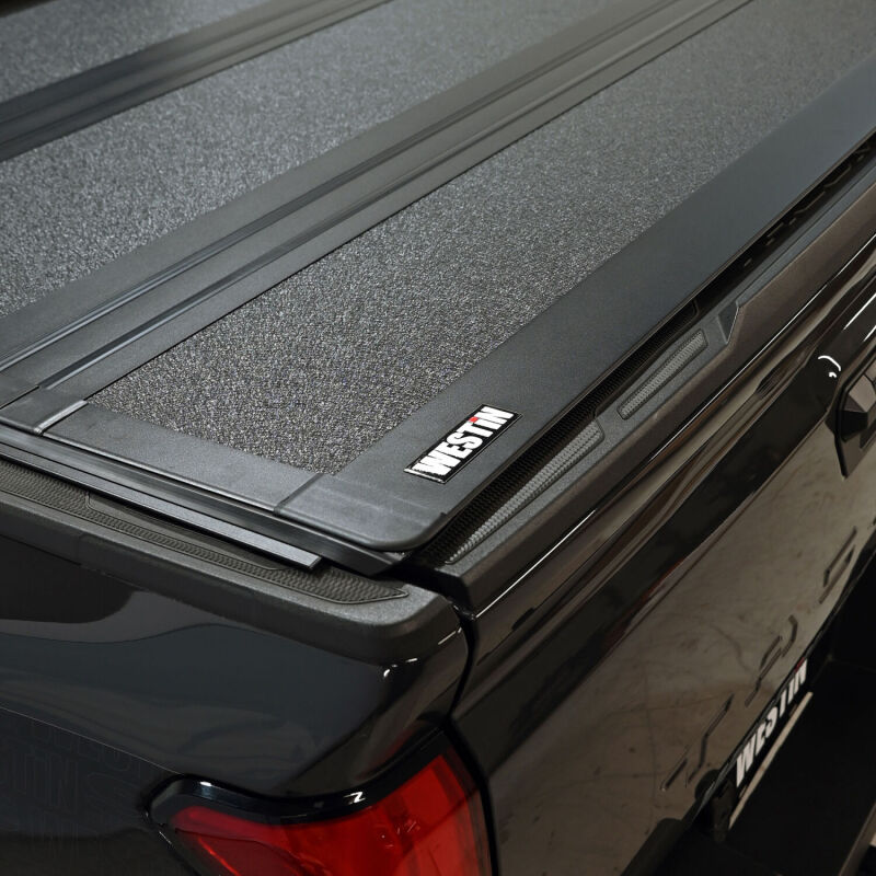 Westin 19-42785 2024 Toyota Tacoma 2WD/4WD 5ft. Bed Hard Tri-Fold Tonneau Cover - Black
