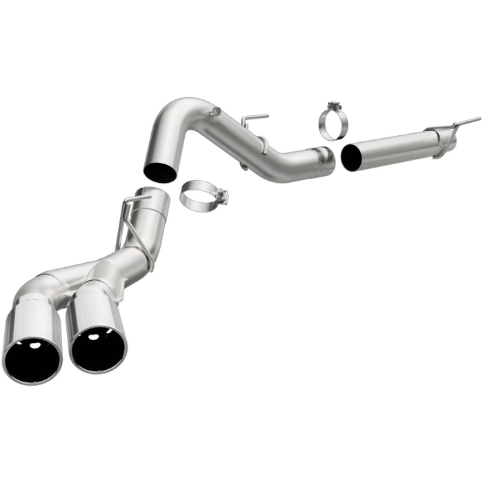 Magnaflow 19422 MagnaFlow CatBack 2018 Ford F-150 V6-3.0L Dual Exit Polished Stainless Exhaust - MF Series