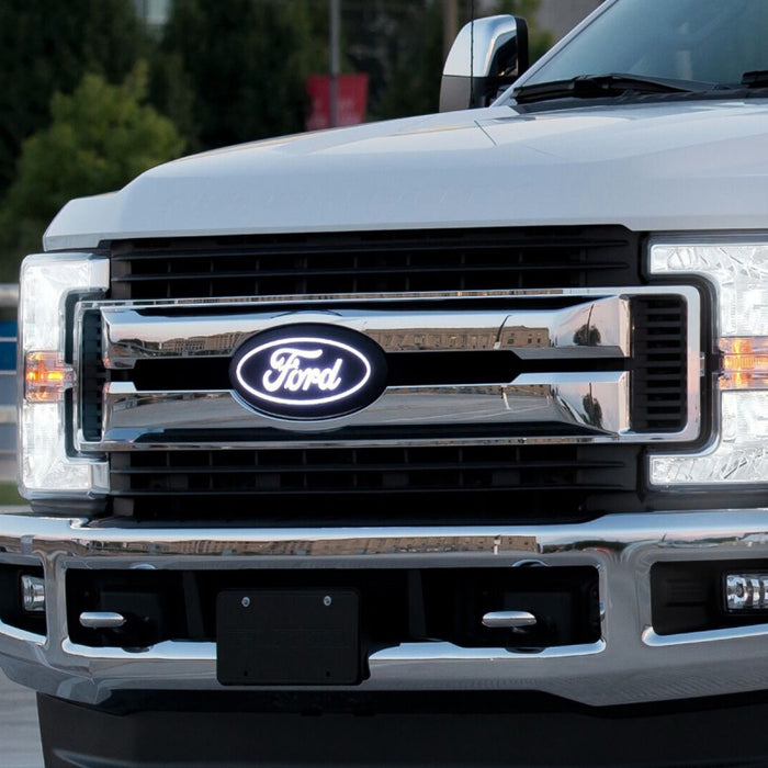 Putco 92801 17-19 Ford SuperDuty Front Luminix Ford LED Emblem - w/ Camera CutOut