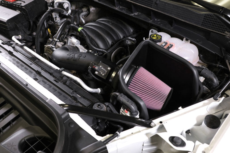 K&N Engineering 63-3110 K&N 2019+ Chevrolet 1500 5.3L / 6.2L V8 F/I AirCharger Performance Intake System