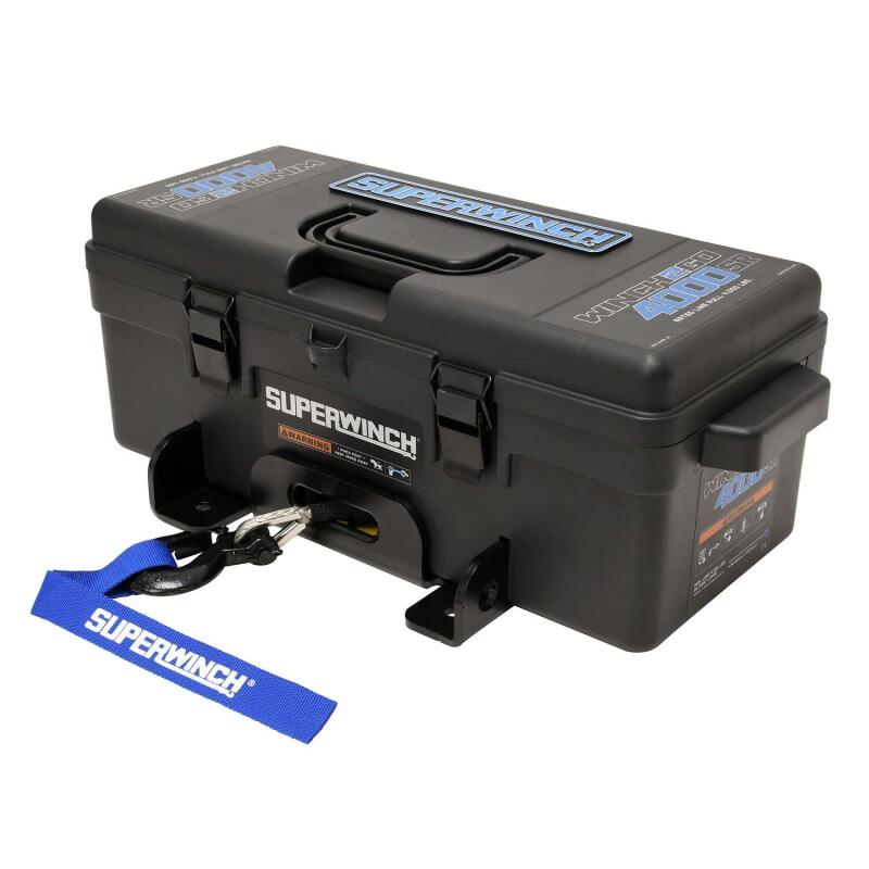 Superwinch 1140232 4000 LBS 12V DC 3/16in x 50ft Synthetic Rope Winch2Go