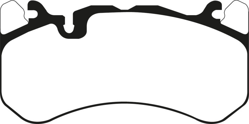 EBC DP32081C 13-14 Audi RS7 4.0TT (w/Cast Iron Rotors & Trapezoid Weights) Redstuff Front Brake Pads