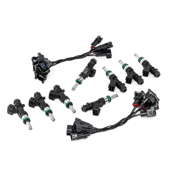 DeatschWerks 17MX-03-1100-8 2015-2017 Dodge Charger/Challenger Hellcat 1100cc Top Feed Injectors (Set of 8)