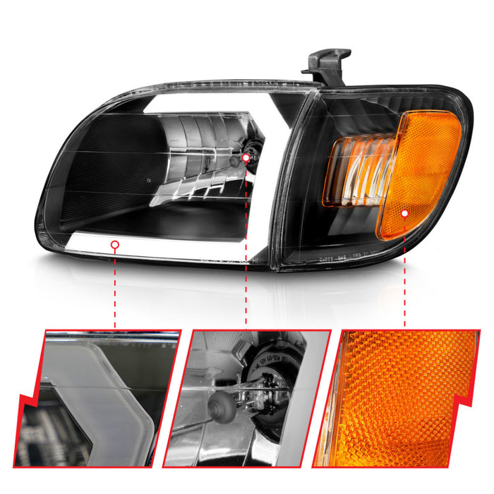ANZO 111579 ANZ Crystal Headlights