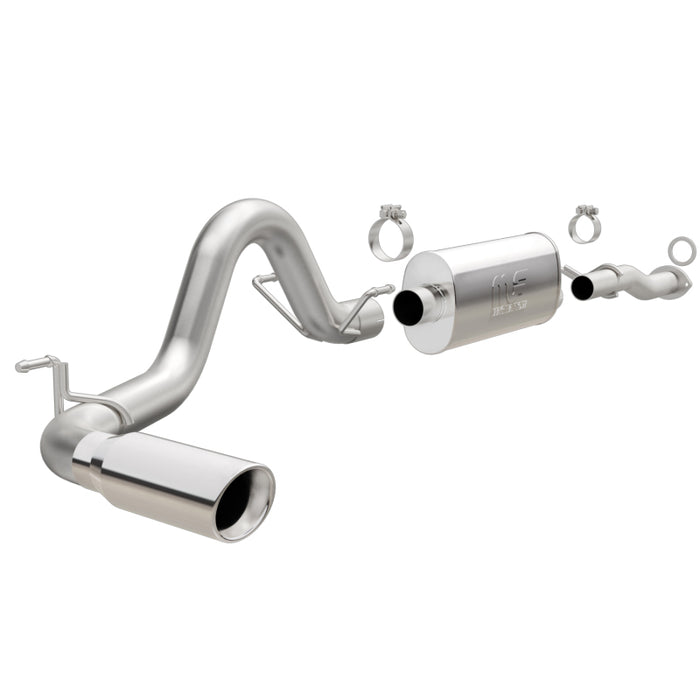Magnaflow 19291 MagnaFlow Cat-Back 2016 Toyota Tacoma 3.5L V6 SS 3in Single Pass Side Exit Rear 4in Tip
