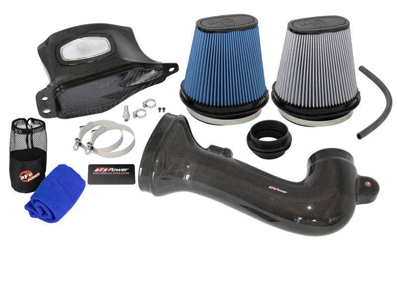 aFe 52-74202-C Momentum Carbon Fiber Cold Air Intake System PDS/P5R 15-16 Chevrolet Corvette Z06 V8-6.2L