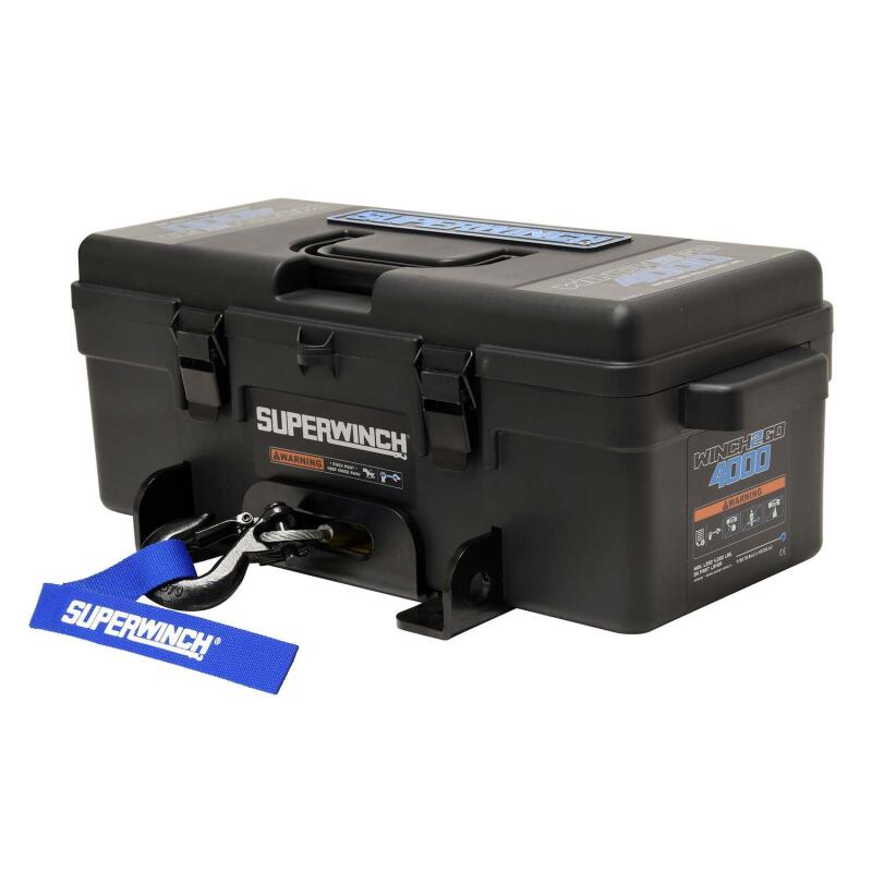 Superwinch 1140222 4000 LBS 12V DC 3/16in x 50ft Steel Rope Winch2Go Steel Rope