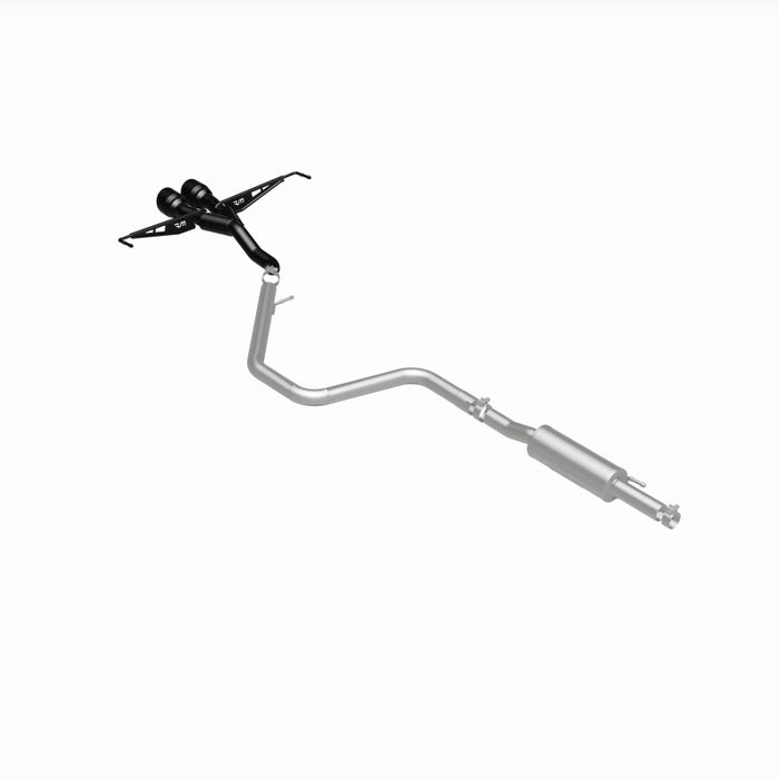 Magnaflow 19455 MagnaFlow 2019 Hyundai Veloster 1.6L 2.5in Center Exit Stainless Steel Cat-Back Exhaust w/Blk Tips