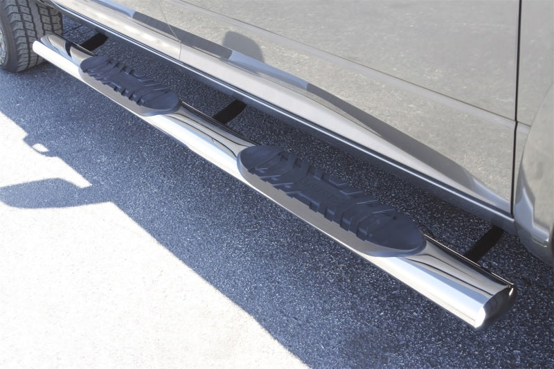 LUND 23984003 Lund 10-17 Dodge RAM 2500 Crew Cab 5in. Oval Straight SS Nerf Bars - Polished
