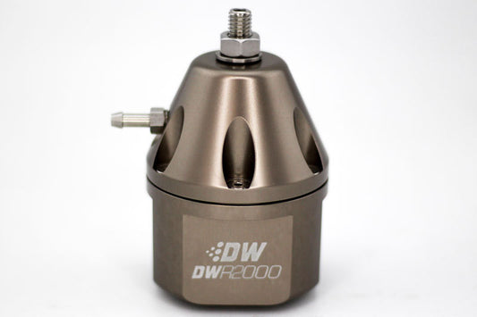 DeatschWerks 6-2000-FRT DWR2000 Adjustable Fuel Pressure Regulator - Titanium