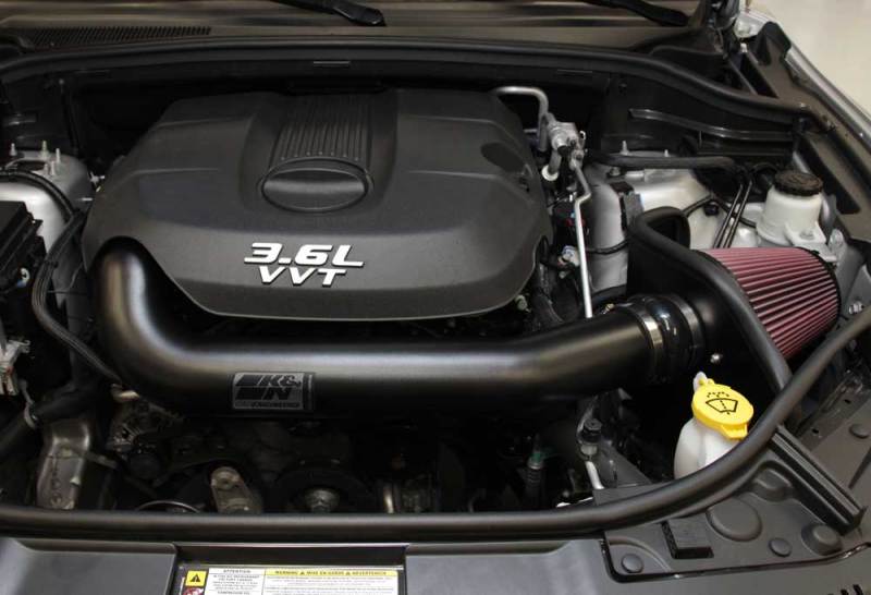 K&N Engineering 77-1560KTK K&N High Flow Performance Intake Kit 11 Jeep Grand Cherokee 3.6L V6 / 11 Dodge Durango 3.6L V6