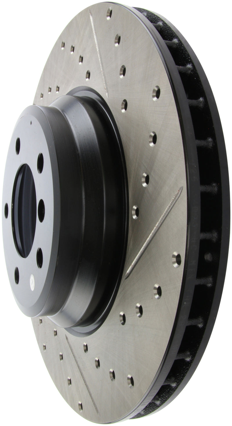 Stoptech 127.34093L StopTech 07-09 BMW 335 (E90/E92/E93) Slotted & Drilled Left Front Rotor