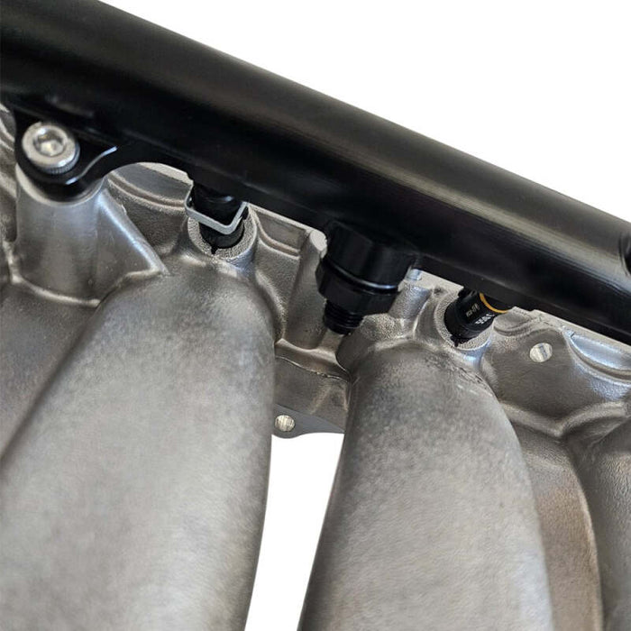 BLOX Racing BXFU-00700-BK Honda K-Series Xtreme Aluminum Fuel Rail - Black
