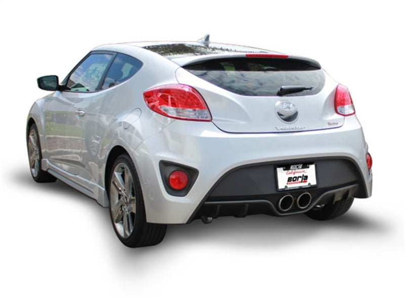 Borla 140506 13-15 Hyundai Veloster Turbo 1.6L AT/MT FWD 2dr Dual Center Rear Exit Cat-Back Exhaust