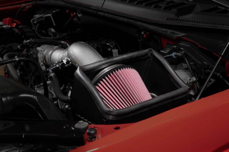 K&N Engineering 77-2619KC K&N 18-24 Ford F150 3.3L V6 Performance Air Intake System w/ Red Air Filter