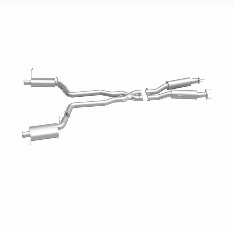 Magnaflow 15064 MagnaFlow 12 Jeep Grand Cherokee V8 6.4L Dual Split Rear Exit Stainless Cat Back Performance Exhaust