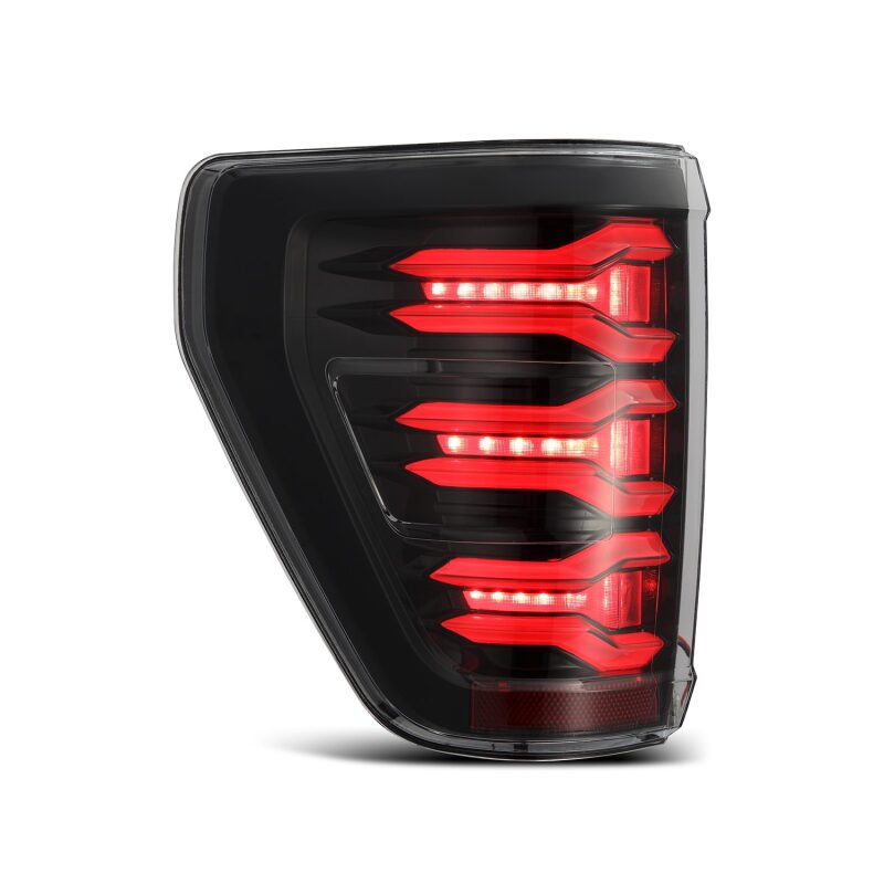 AlphaRex 653010 21-22 Ford F150 LUXX LED Projector Tail Lights - Alpha-Black