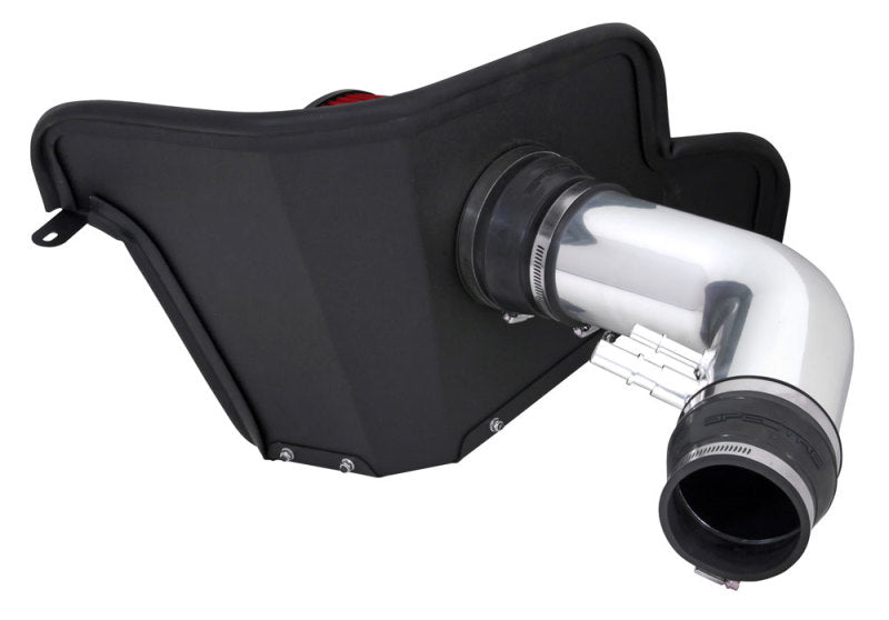 Spectre 9041 15-16 Ford Mustang V6-3.7L F/I Air Intake Kit - Polished w/Red Filter