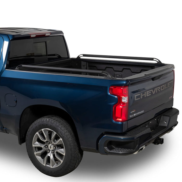 Putco 88855 19-20 Chevy Silv LD / GMC Sierra LD - 1500 5.5ft Bed Locker Side Rails - Black Powder Coated