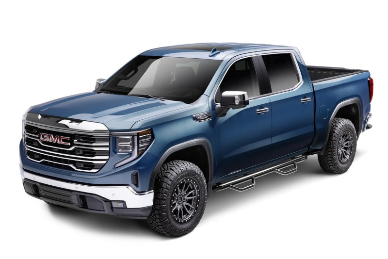 N-Fab C1980CC Nerf Step 2019 Chevy/GMC 1500 Crew Cab - Cab Length Gloss - Black - 3in