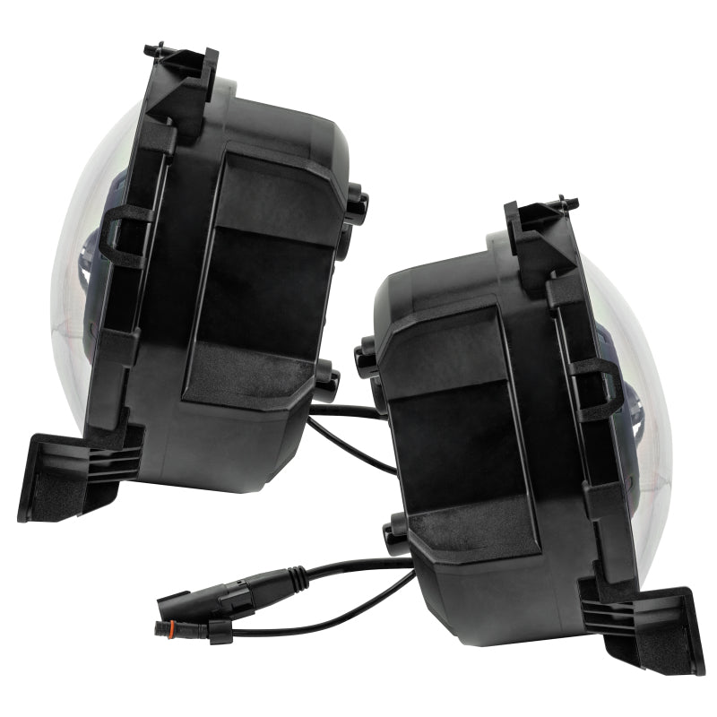 ORACLE Lighting 5839-504-PSC Oracle Oculus BiLED Projector Headlights for Jeep JL/Gladiator JT Satin Silver 5500K SEE WARRANTY