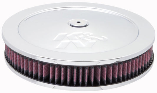 K&N Engineering 60-1170 K&N 5 1/8in Flange 11in OD 3 1/4in Height w/ Vent Custom Air Cleaner Assembly