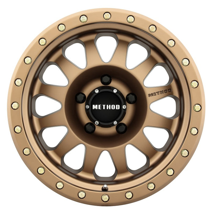 Method Wheels MR30478550900 Method MR304 Double Standard 17x8.5 0mm Offset 5x5 94mm CB Method Bronze Wheel