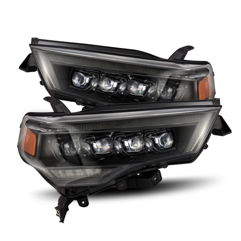 AlphaRex 880810 14-22 Toyota 4Runner (2021 Req. Conv) NOVA LED Proj HL Alpha-Blk Actv Lgt Seq. Sig + SB DRL