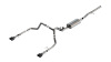Borla 140991CFBA 2024 Chevy Silverado 1500 6.2L V8 Touring Catback Exhaust w/ Simulator - CF Black Anodized