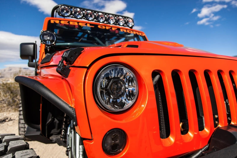 KC HiLiTES 42341 07-18 Jeep JK (Not for Rubicon/Sahara) 7in. Gravity LED Pro DOT Headlight (Pair Pack Sys)
