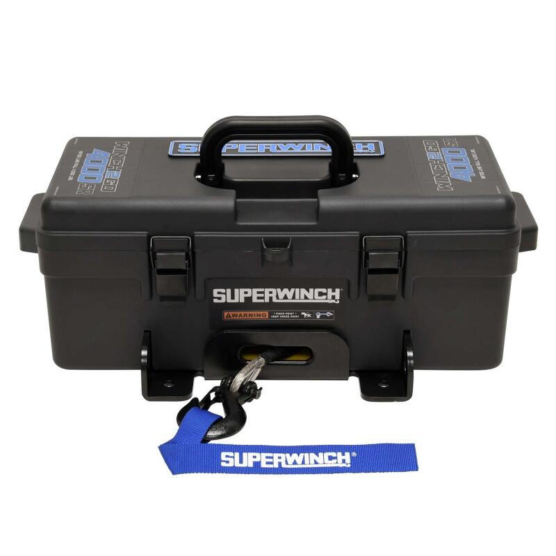 Superwinch 1140232 4000 LBS 12V DC 3/16in x 50ft Synthetic Rope Winch2Go