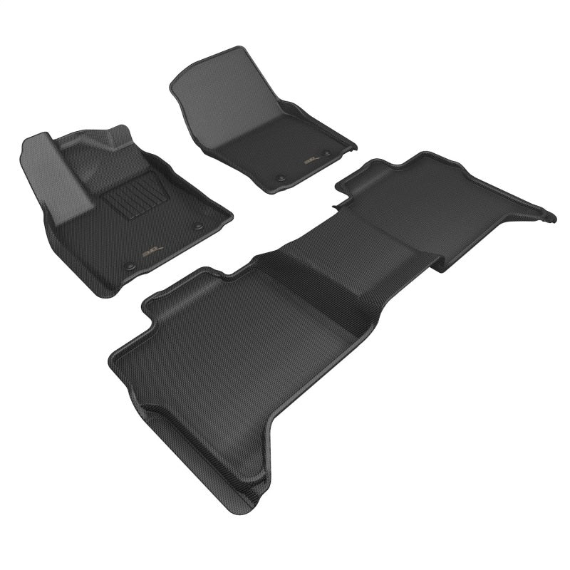 3D MAXpider L1TY28801509 2022+ Toyota Tundra Crew Max Kagu 1st & 2nd Row Floor Liner - Black