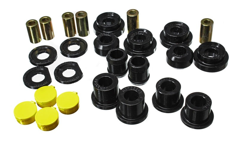 Energy Suspension 16.3123G 06-11 Honda Civic Black Rear Lower Trailing Arm and Lower Knuckle Bushing Set
