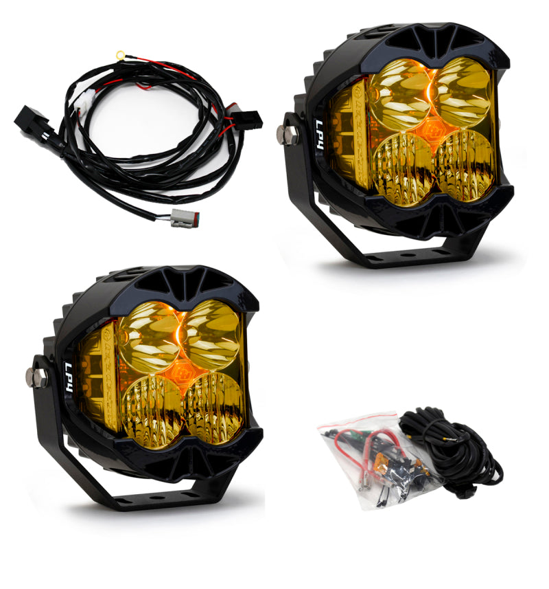 Baja Designs 297813 LP4 Pro Driving/Combo LED - Amber (Pair)