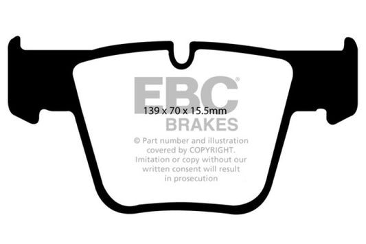 EBC DP31941C 07-11 Mercedes-Benz CL63 AMG 6.2 Redstuff Front Brake Pads