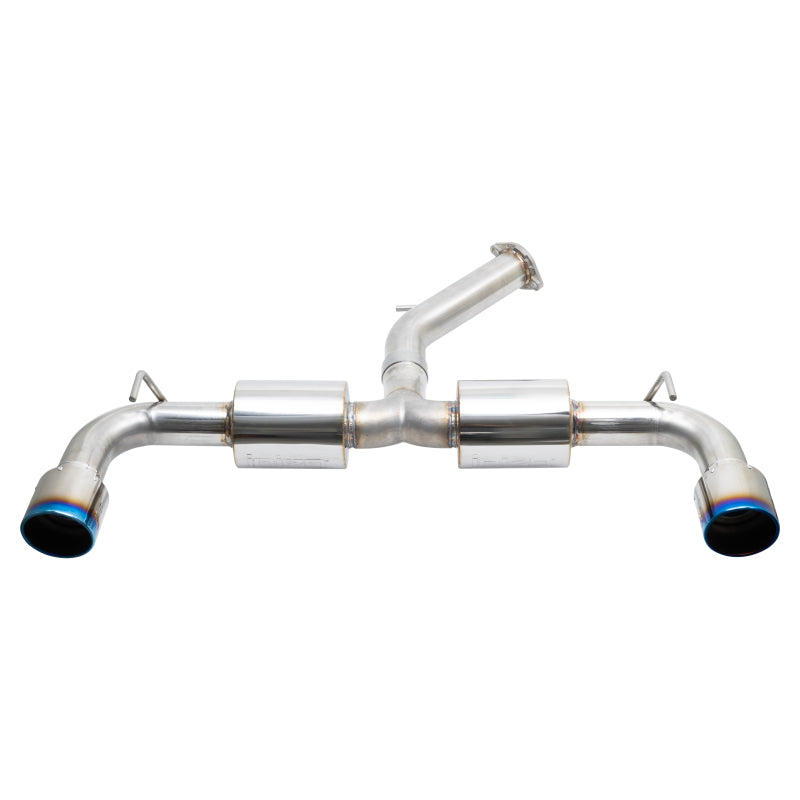 Injen SES1343ABTT 19-22 Hyundai Veloster N L4 2.0L Turbo Performance SS Axle Back Exhaust System - Burnt Ti Tips