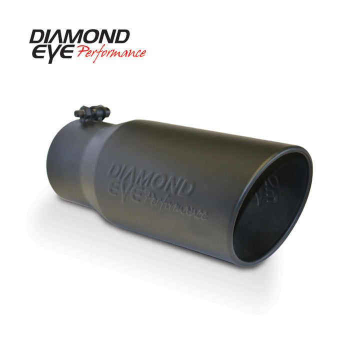 Diamond Eye Performance 4512BRA-DEBK Diamond Eye TIP 4in-5inX12in BOLT-ON ROLLED ANGLE 15 ANGLE CUT DIAMOND EYE BLACK POWDERCOAT